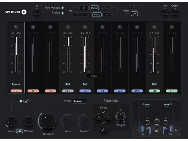 Waves Spherix Immersive Compressor Limiter