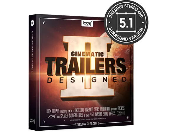 Boom Library Cinematic Trailers Designed 2 Surround