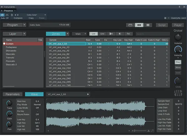 PreSonus Presence XT Editor