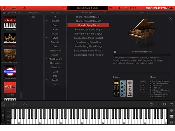 IK Multimedia Brandenburg Piano