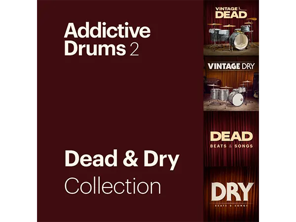 XLN Audio Addictive Drums 2 Dead Dry Collection