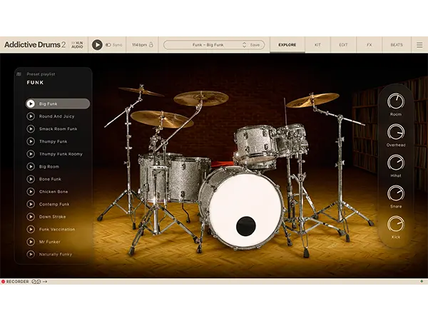 XLN Audio Addictive Drums 2 Funk