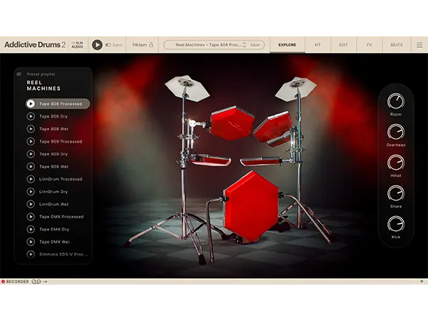 XLN Audio Addictive Drums 2 Reel Machines