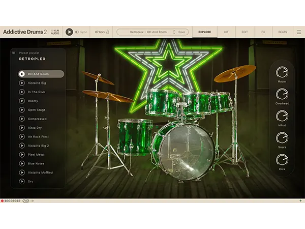 XLN Audio Addictive Drums 2 Retroplex