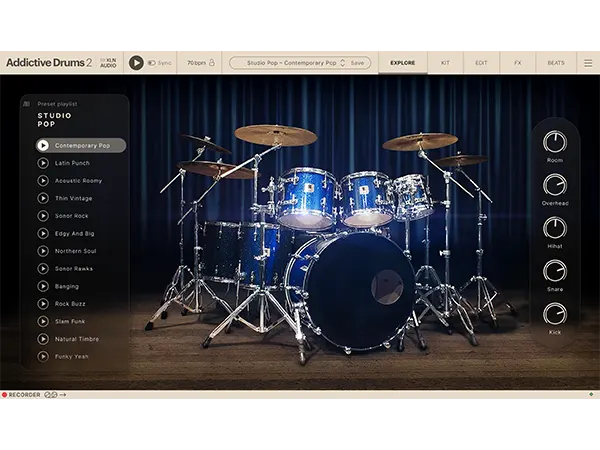 XLN Audio Addictive Drums 2 Studio Pop