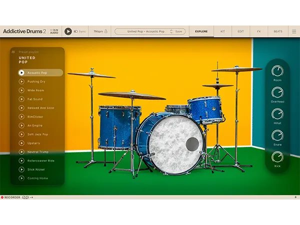 XLN Audio Addictive Drums 2 United Pop