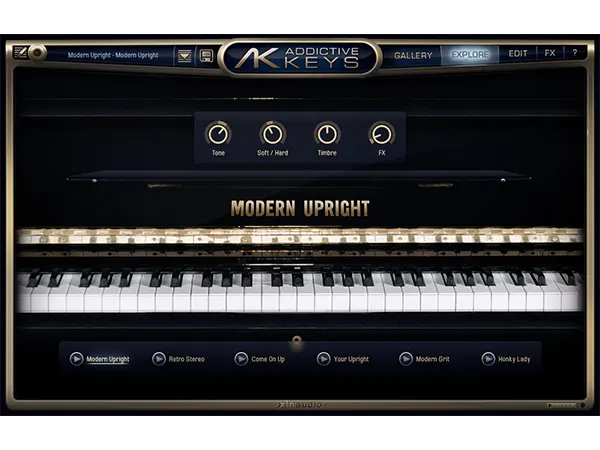 XLN Audio Addictive Keys Modern Upright