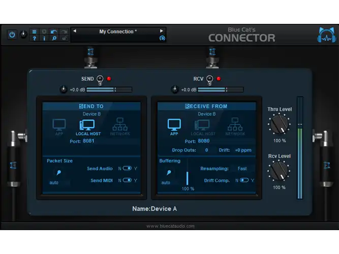 Blue Cat Connector