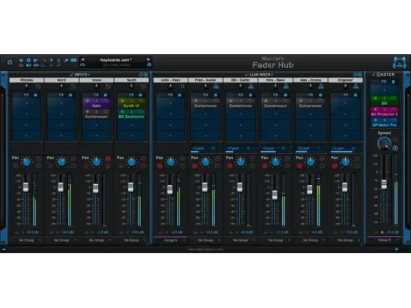 Blue Cat Fader Hub