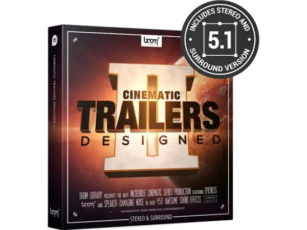 Boom Library Cinematic Trailers Designed 2 Stereo And Surround