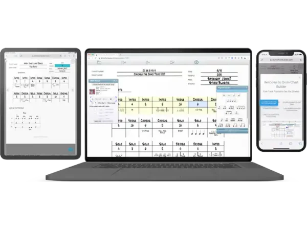 Drum Chart Builder 1 Year Subscription