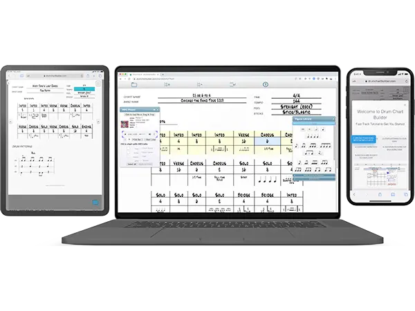 Drum Chart Builder 1 Year Subscription