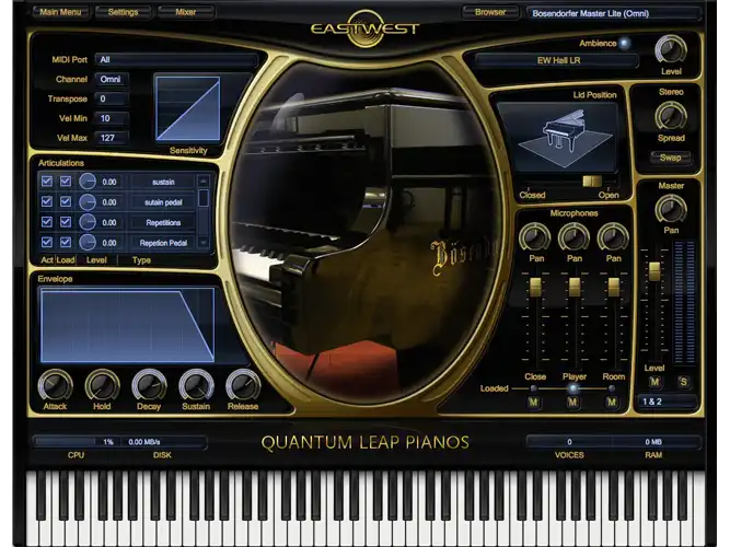 EastWest Sounds Bosendorfer 290 Platinum