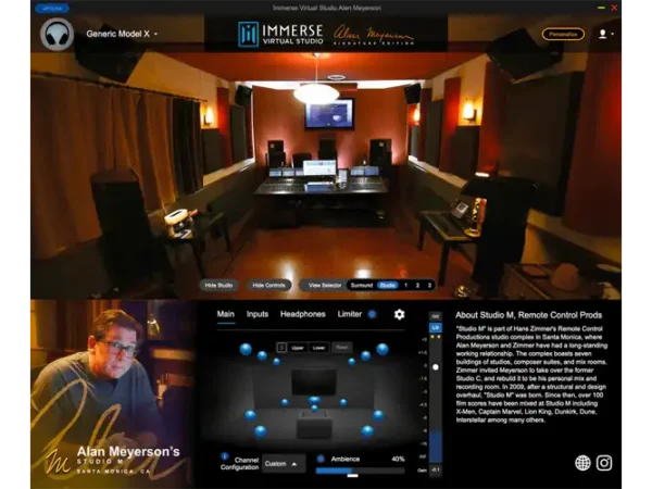 Embody Immerse Virtual Studio Signature Edition Alan Meyerson 10 Year