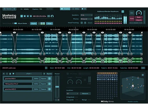 Fiedler Audio Mastering Console 2