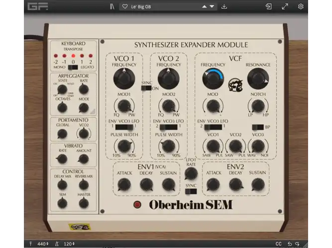 GForce Software Oberheim SEM