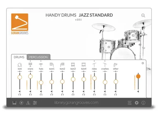 GoranGrooves Handy Drums Jazz Standard V2