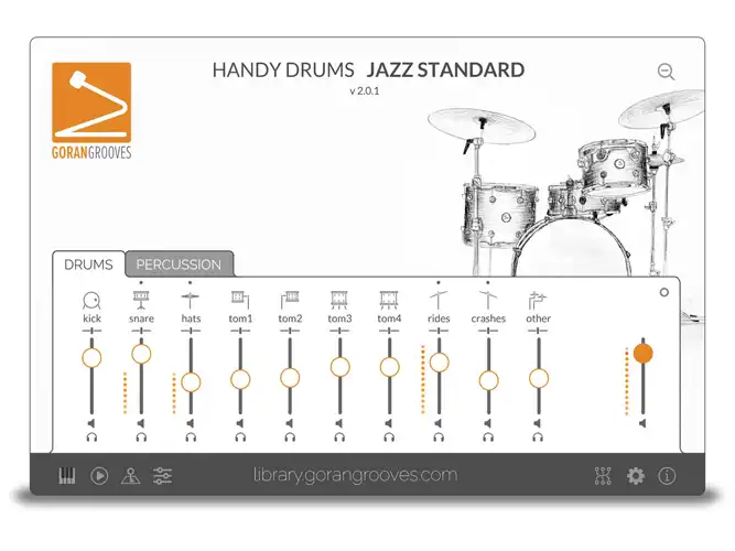 GoranGrooves Handy Drums Jazz Standard V2