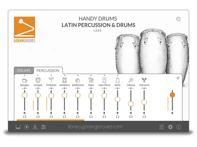 GoranGrooves Handy Drums Latin Percussion Drums V2
