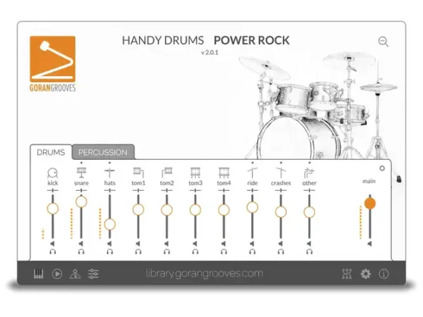 GoranGrooves Handy Drums Power Rock V2