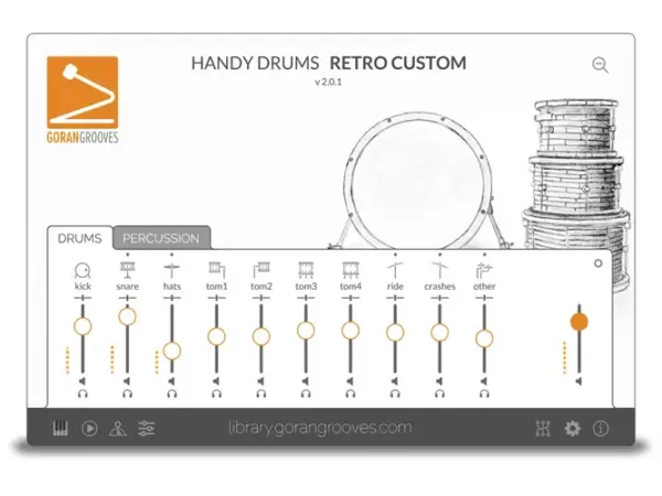 GoranGrooves Handy Drums Retro Custom V2