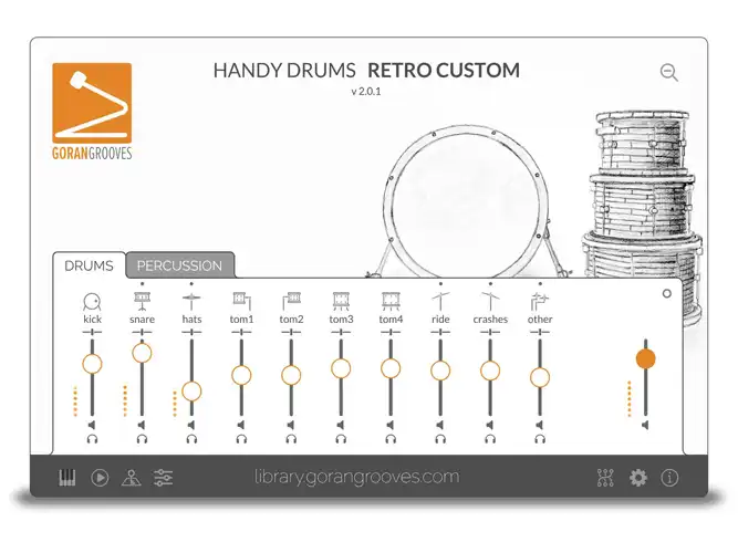 GoranGrooves Handy Drums Retro Custom V2