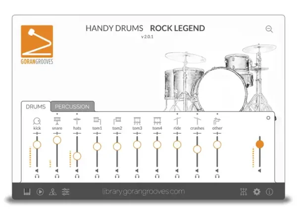 GoranGrooves Handy Drums Rock Legend V2