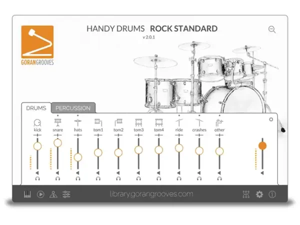 GoranGrooves Handy Drums Rock Standard V2