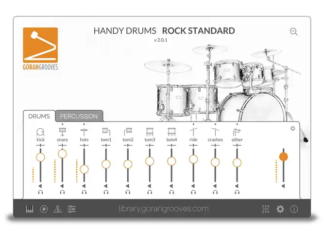 GoranGrooves Handy Drums Rock Standard V2