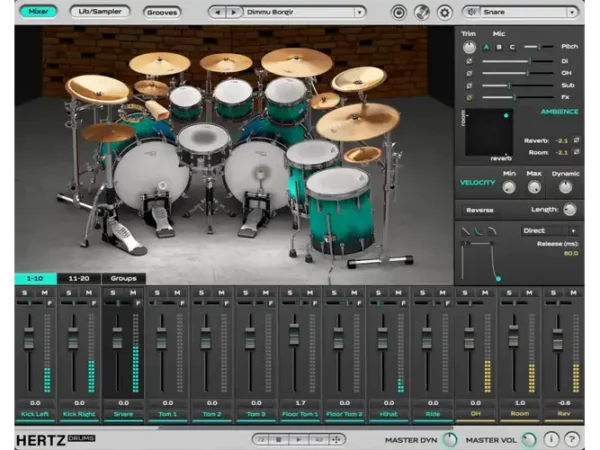 Hertz Drums Midi Grooves By Daray