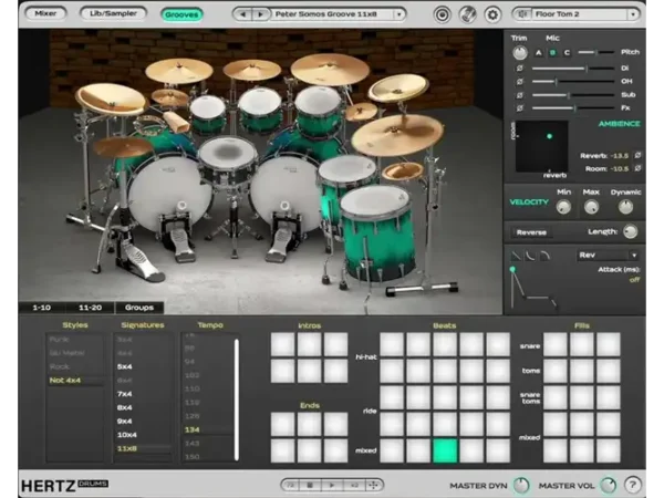 Hertz Drums Peter Somos Midi Grooves