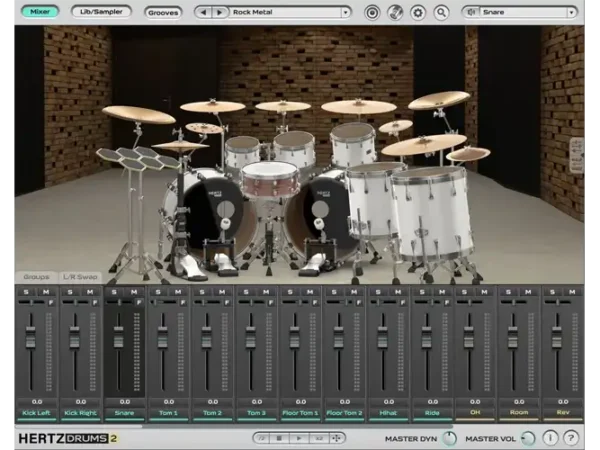 Hertz Drums White Pack