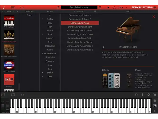 IK Multimedia SampleTank Brandenburg Piano