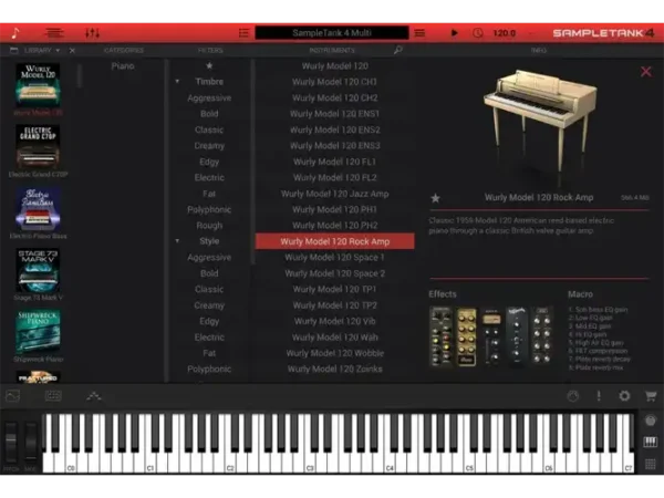 IK Multimedia SampleTank Wurly Model 120