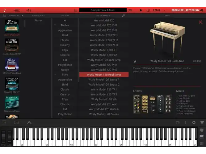 IK Multimedia SampleTank Wurly Model 120