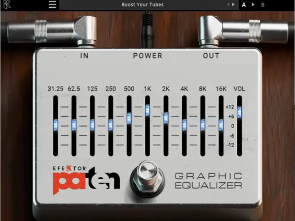 Kuassa Efektor Paten Graphic Equalizer