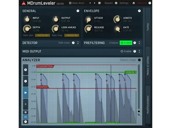 MeldaProduction MDrumLeveler