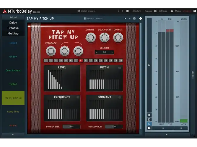 MeldaProduction MTurboDelay