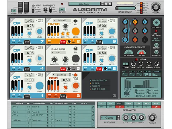 Reason Studios Algoritm FM Synthesizer