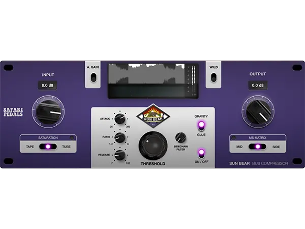 Safari Pedals Sun Bear Bus Compressor