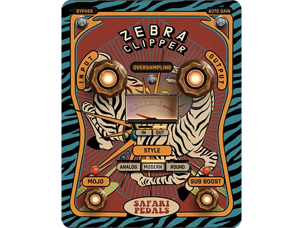 Safari Pedals Zebra Clipper