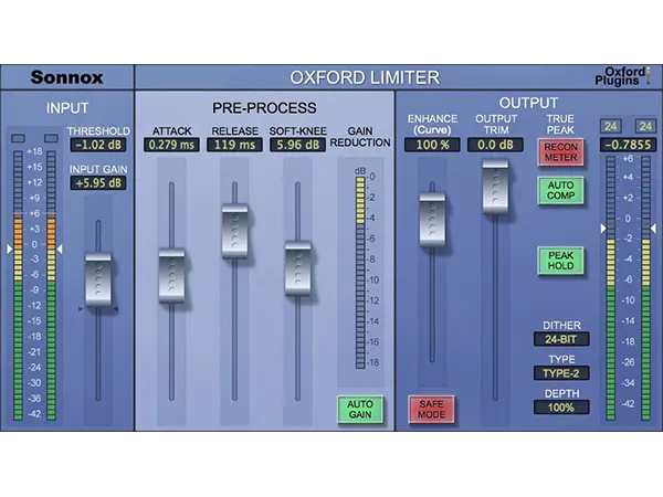 Sonnox Oxford Limiter Native