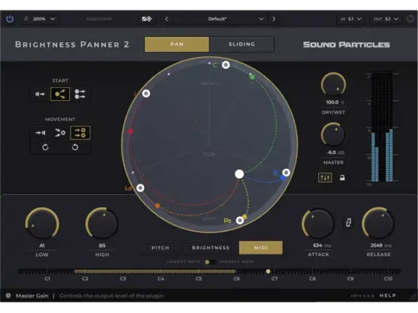 Sound Particles Brightness Panner 2
