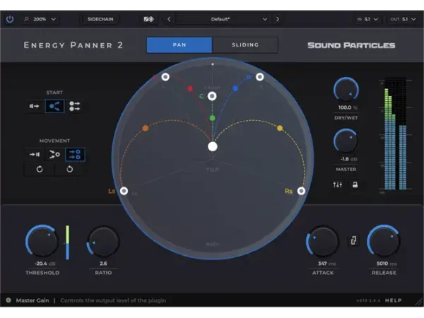 Sound Particles Energy Panner 2