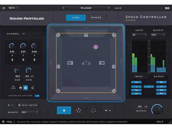 Sound Particles Space Controller Studio